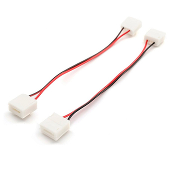 Комплект коннекторов Apeyron Electrics 09-14 (2 клипсы с проводами) для одноцветной светодиодной ленты 12В 10мм IP65 - Светильники - Cветодиодные ленты - . Магазин оборудования для автономного и резервного электропитания Ekosolar.ru в Мытищах