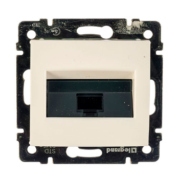 Информационная розетка Legrand Valene RJ45 UTP 5 кат 1 выход б/з белая - Электрика, НВА - Выключатели и розетки - Розетки - . Магазин оборудования для автономного и резервного электропитания Ekosolar.ru в Мытищах