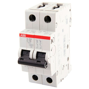 Автоматический выключатель ABB S202 2P 40А (С) 6kA - Электрика, НВА - Модульное оборудование - Автоматические выключатели - . Магазин оборудования для автономного и резервного электропитания Ekosolar.ru в Мытищах