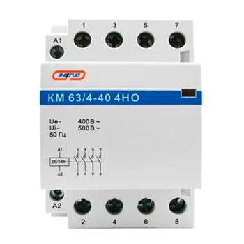 Модульный контактор КМ63/4P 40A 4НО Энергия - Электрика, НВА - Коммутационное оборудование - Контакторы - . Магазин оборудования для автономного и резервного электропитания Ekosolar.ru в Мытищах