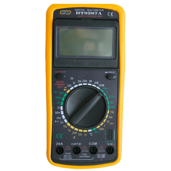 Мультиметр DT 9207 Энергия - Электрика, НВА - Измерительный инструмент - Мультимеры - . Магазин оборудования для автономного и резервного электропитания Ekosolar.ru в Мытищах