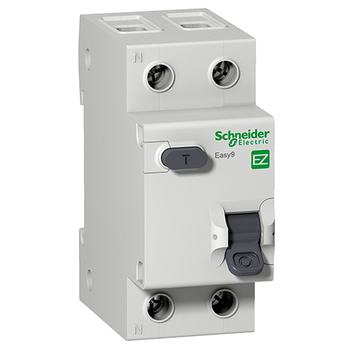 Дифференциальный автоматический выключатель Schneider Electric EASY 9 1P+N 32А 30мА C AC 4,5 кА - Электрика, НВА - Модульное оборудование - Дифференциальные автоматы - . Магазин оборудования для автономного и резервного электропитания Ekosolar.ru в Мытищах