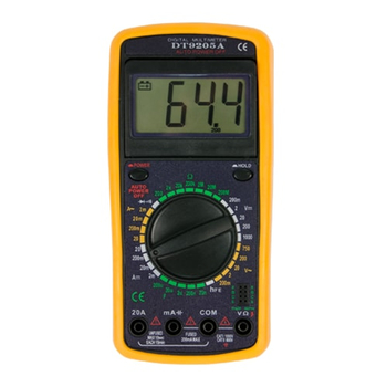 Мультиметр DT 9205A Энергия - Электрика, НВА - Измерительный инструмент - Мультимеры - . Магазин оборудования для автономного и резервного электропитания Ekosolar.ru в Мытищах