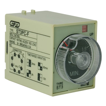 Реле времени 220V ST3PC-F (0.25-2m/20m/2h/12h) Энергия, 10 шт - Электрика, НВА - Реле, автоматизация и управление - Реле времени - . Магазин оборудования для автономного и резервного электропитания Ekosolar.ru в Мытищах