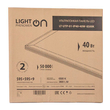 Панель ультратонкая светодиодная LightPhenomenON LT-UTP-02-IP40-40W-6500К б/д 4E - Светильники - Для общественных зданий - . Магазин оборудования для автономного и резервного электропитания Ekosolar.ru в Мытищах