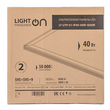 Панель ультратонкая светодиодная LightPhenomenON LT-UTP-02-IP40-40W-6500К LED - Светильники - Для общественных зданий - . Магазин оборудования для автономного и резервного электропитания Ekosolar.ru в Мытищах