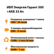 ИБП для котла Энергия Гарант 500 + Аккумулятор 33 Ач 12 В (300Вт - 60мин) - ИБП и АКБ - ИБП для котлов - . Магазин оборудования для автономного и резервного электропитания Ekosolar.ru в Мытищах