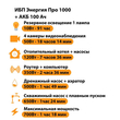 ИБП для котла Энергия Про 1000 + Аккумулятор 100 Ач 12 В (700Вт - 78мин) - ИБП и АКБ - ИБП для котлов - . Магазин оборудования для автономного и резервного электропитания Ekosolar.ru в Мытищах