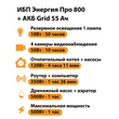 ИБП для котла Энергия Про 800 + Аккумулятор Grid 55 Ah 12 v (500Вт - 60мин) - ИБП и АКБ - ИБП для котлов - . Магазин оборудования для автономного и резервного электропитания Ekosolar.ru в Мытищах